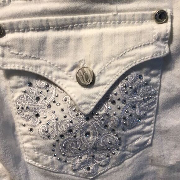 Jeans, white size 4 x Nine West ￼ - Picture 3 of 5